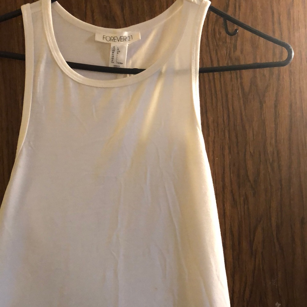 A long white dress